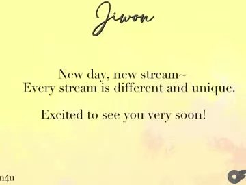 Private jiwon4u on Chaturbate